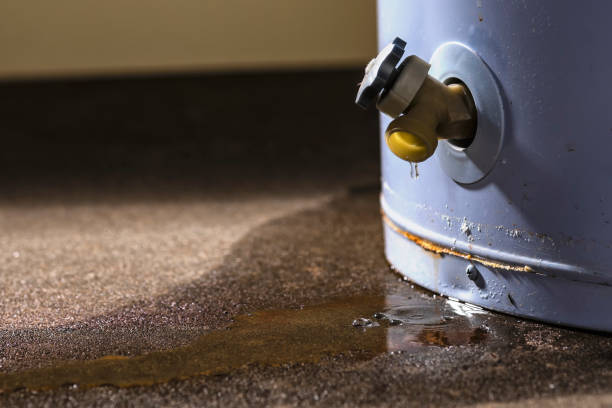 Water damage restoration process in Daleville, VA