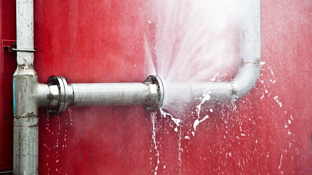 Water damage restoration process in Daleville, VA